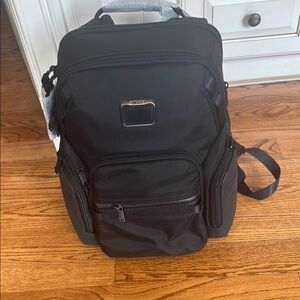 Tumi Black Mens Navigation Backpack